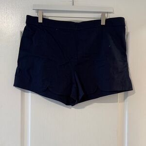 Draper James High Waist Navy Shorts